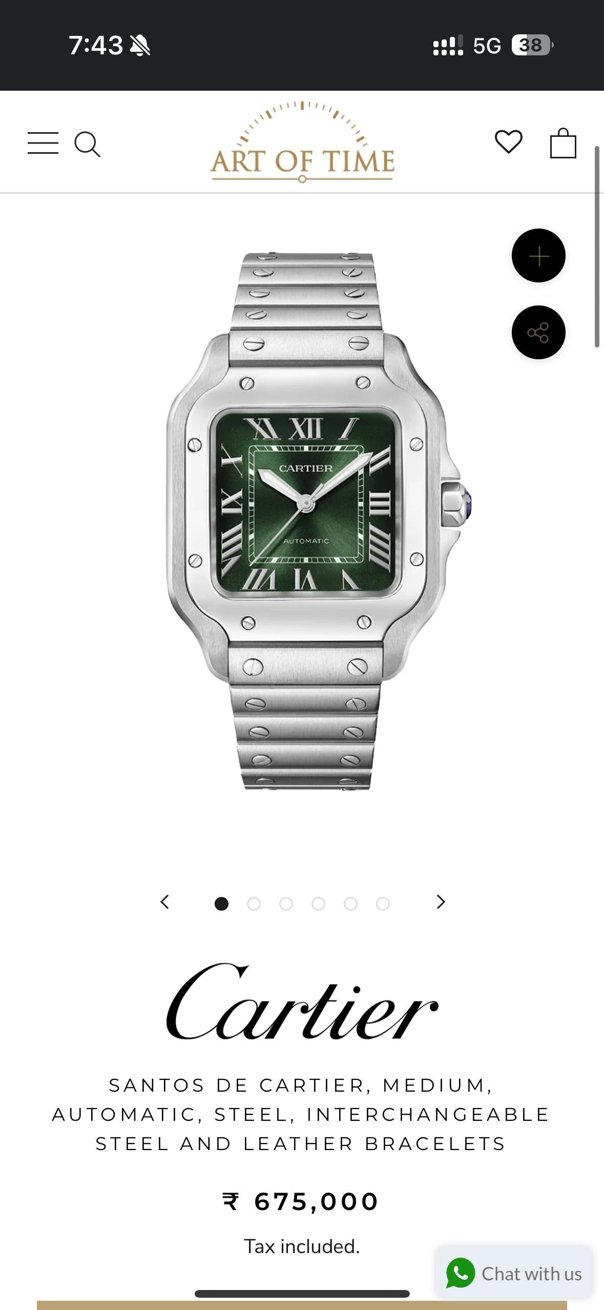 Cartier Santos Automatic Series