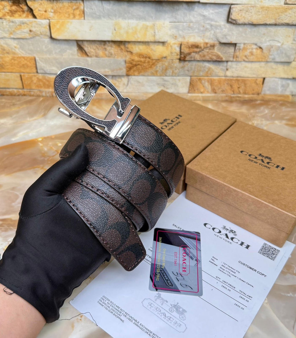 Coach Auto Lock Belt