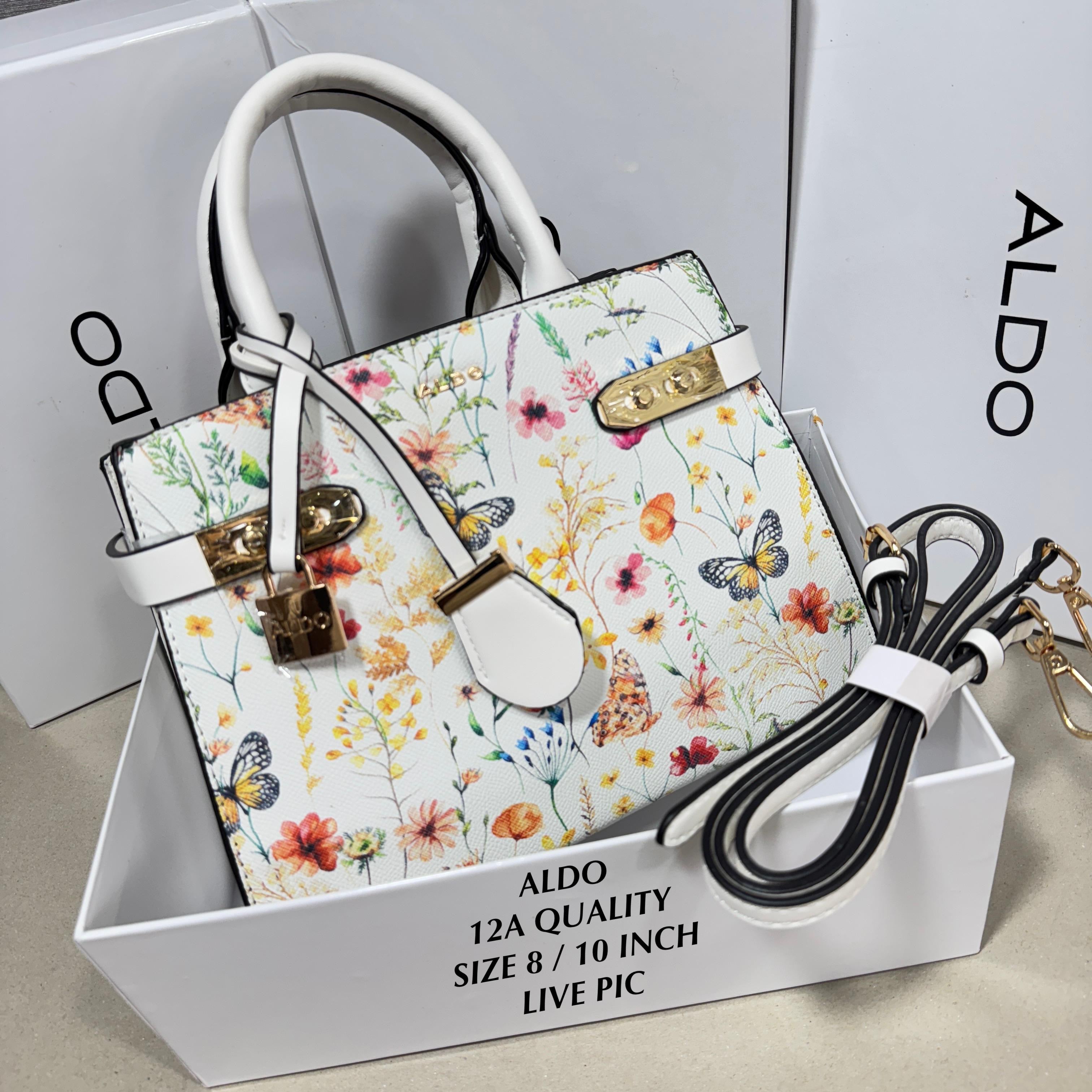 Aldo Lisbon Floral Print Satchel