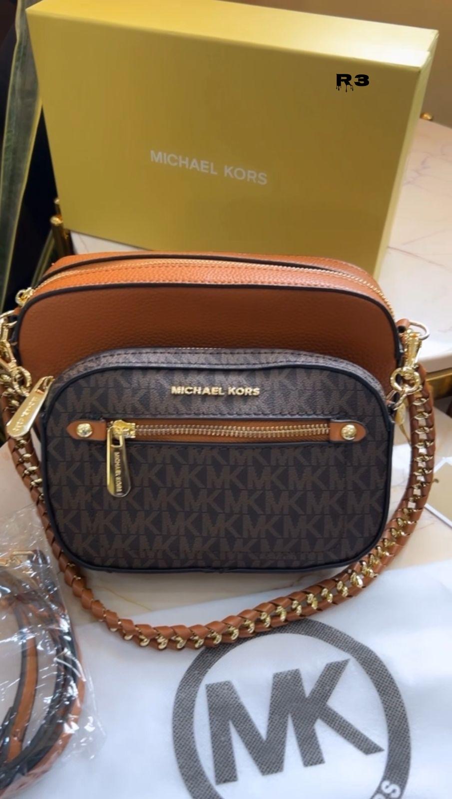Michael Kors Dual Jet Set Camera Crossbody Bag