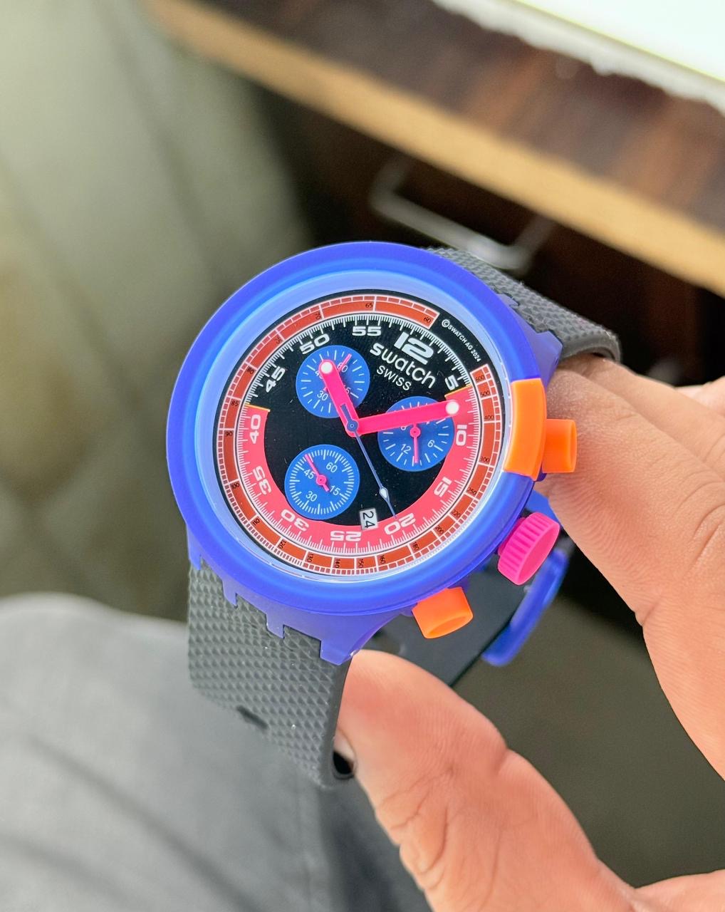Swatch Neon Grand Prix Chronograph