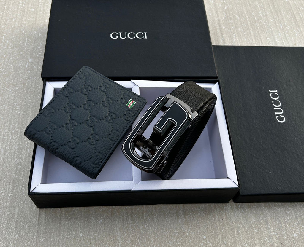 Gucci Wallet & Belt Combo