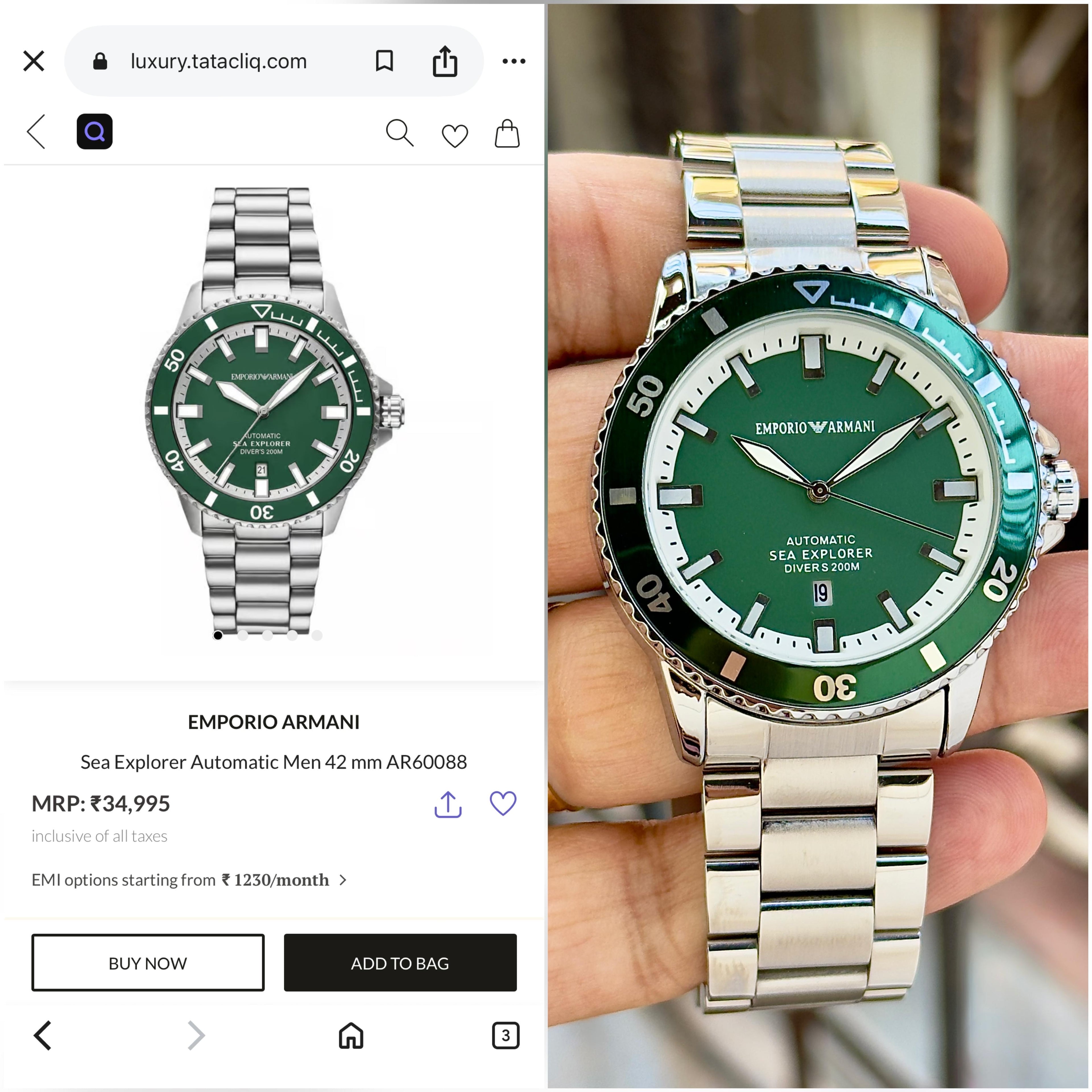 Emporio Armani Sea Explorer