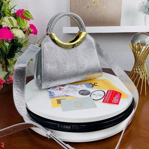 Bvlgari Roma Small Top Handle Bag