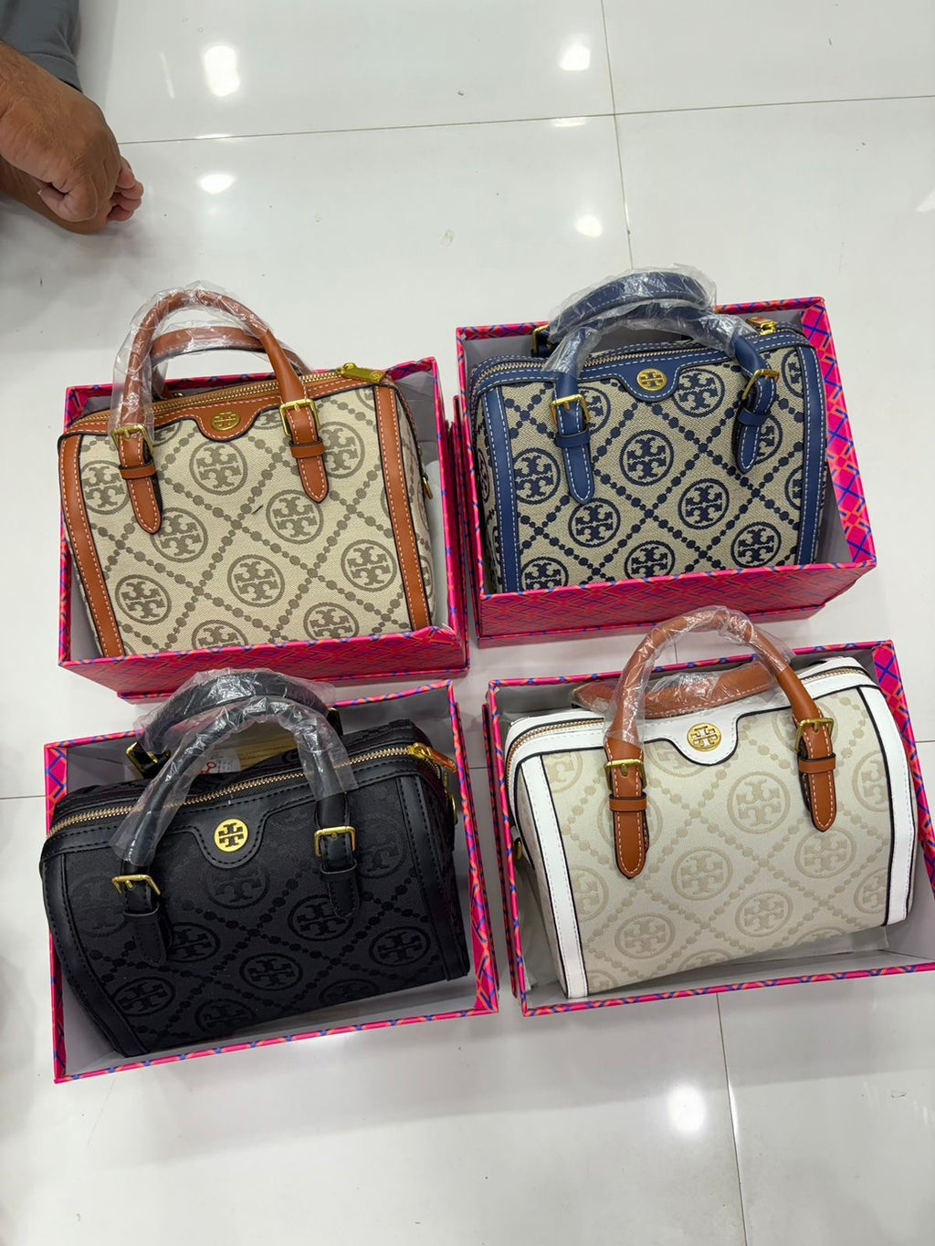 Tory Burch T Monogram Jacquard Speedy Bag