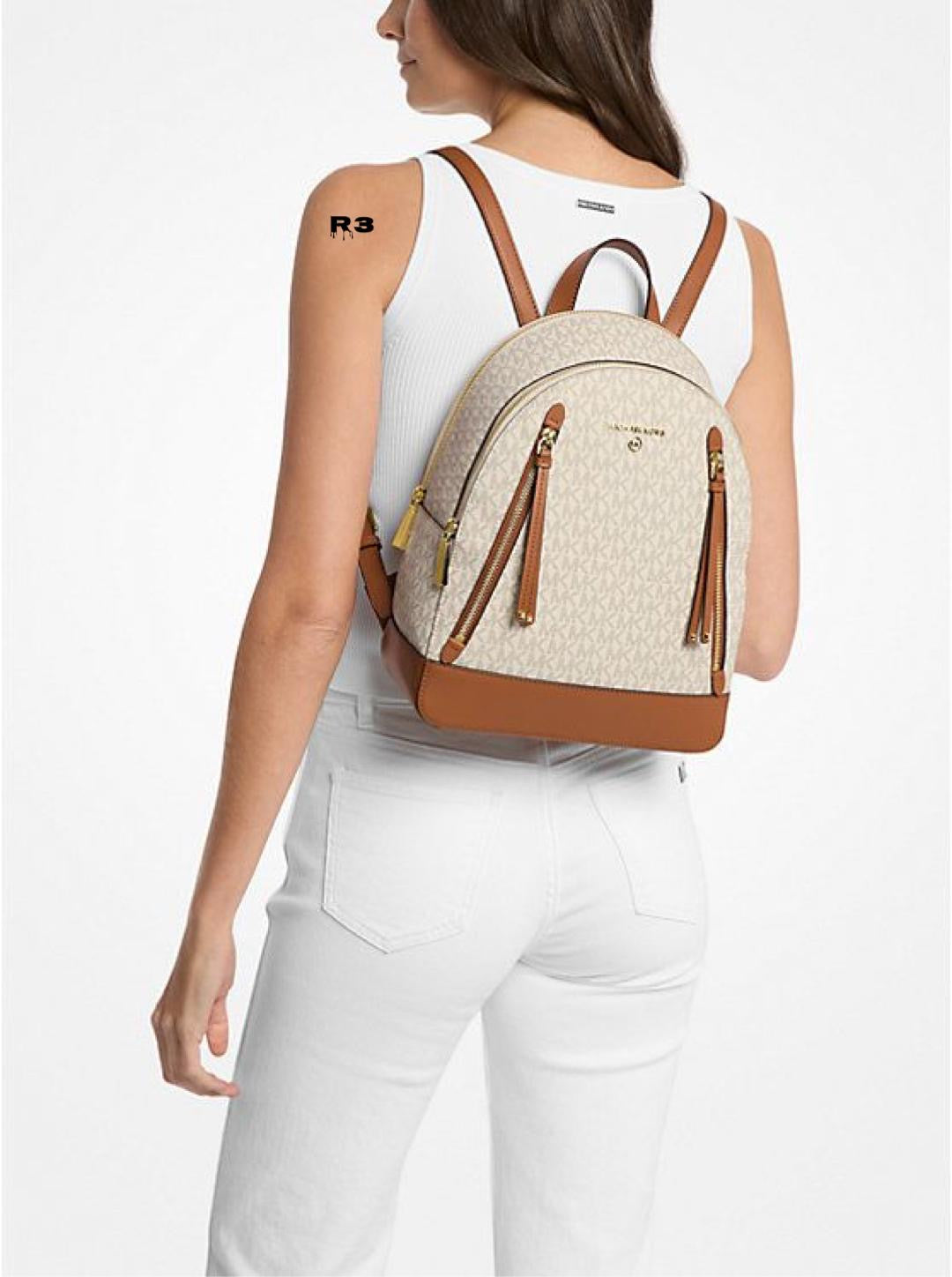 Michael Kors Brooklyn Medium Logo Backpack