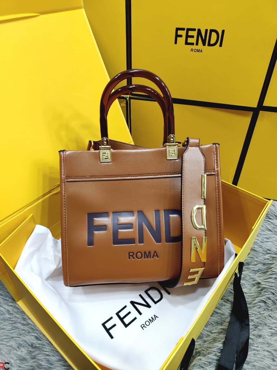 Fendi Small Sunshine Tote Bag