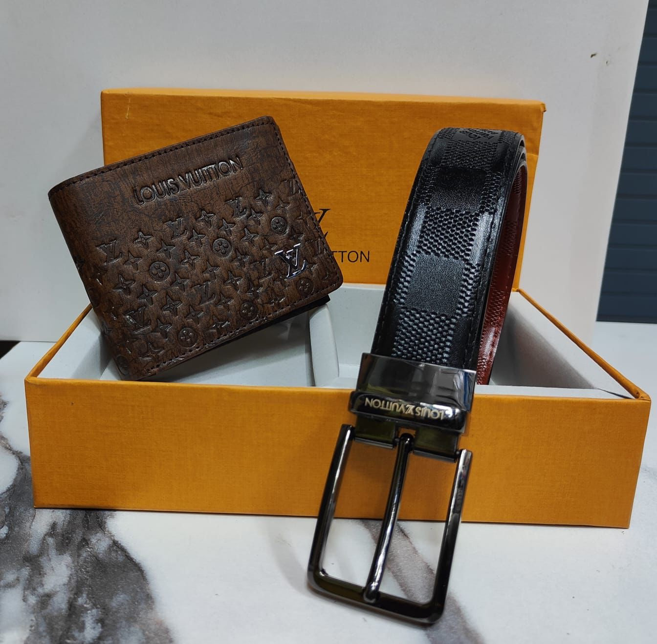 Louis Vuitton Wallet & Belt Combo