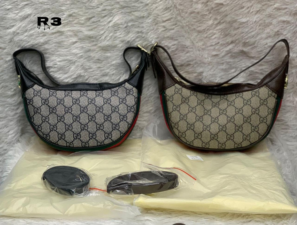 Gucci GG Ophidia Dome Half Moon Bag