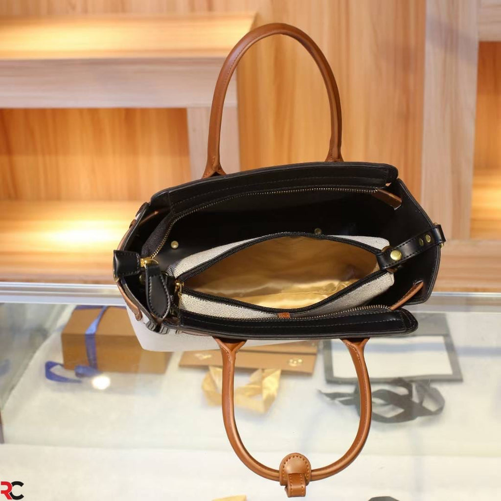 Burberry Horseferry Canvas Tote Bag