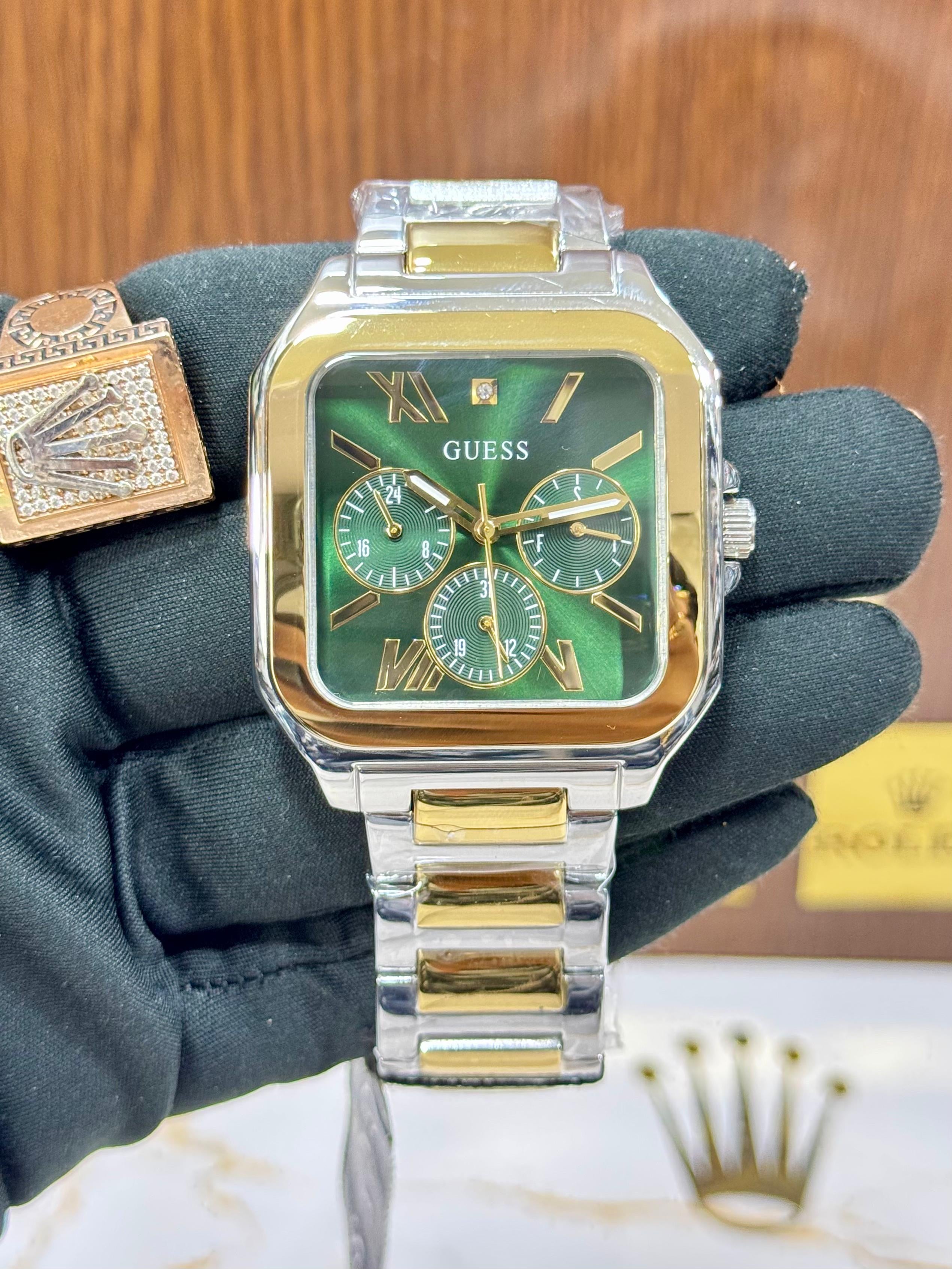 Guess Square Green Dial Edition