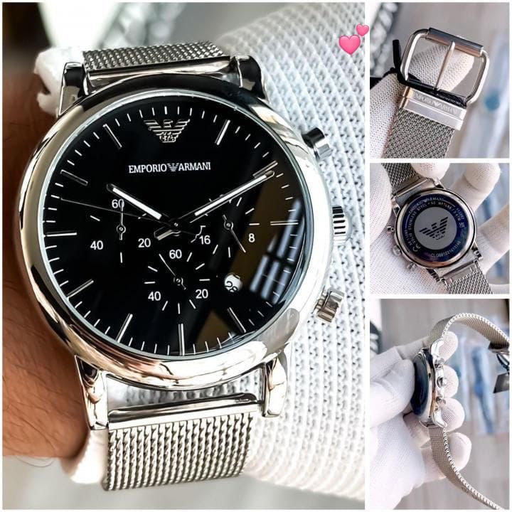 Emporio Armani Silver Luigi Collection