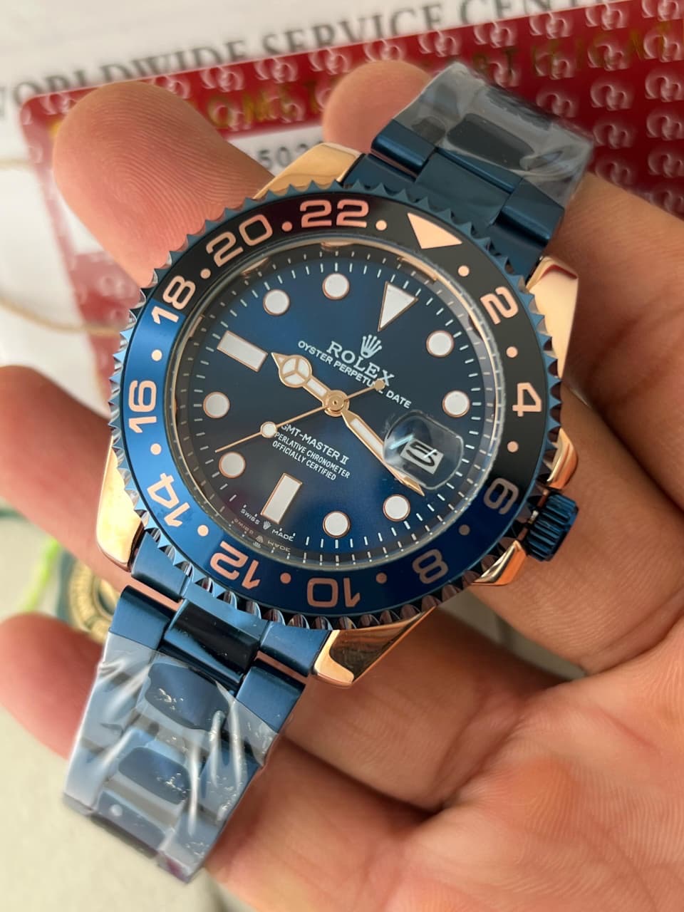 Rolex GMT II Ever gold silver