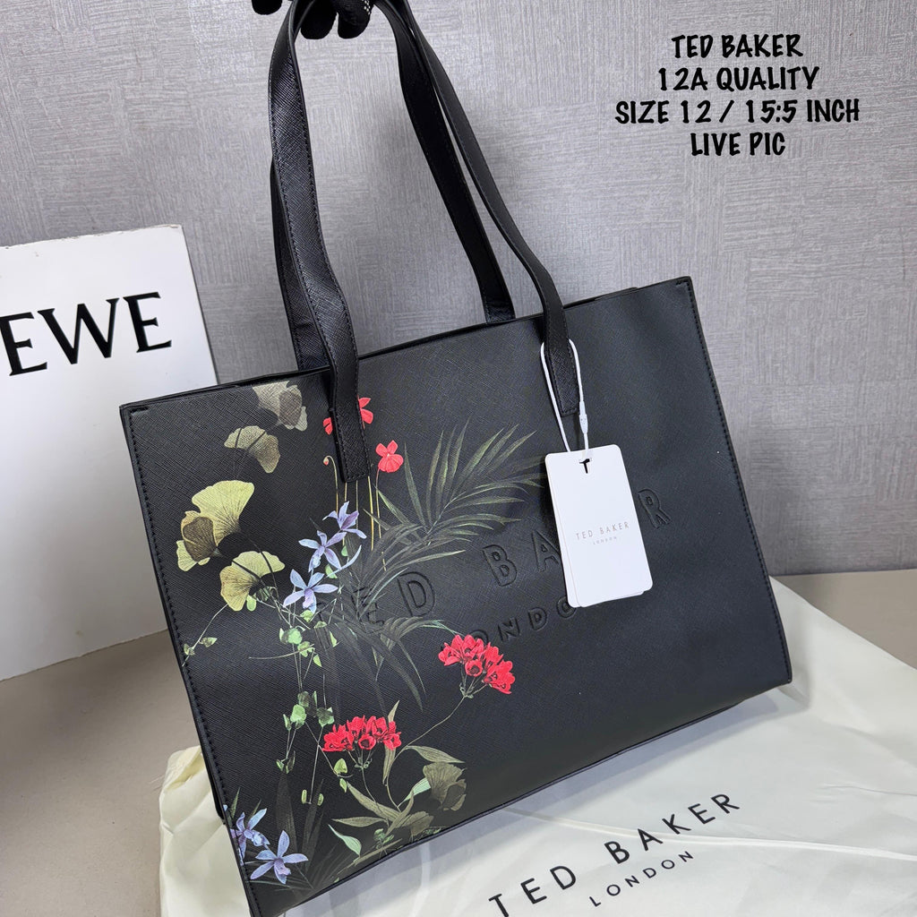 Ted Baker Floral Print Tote Bag