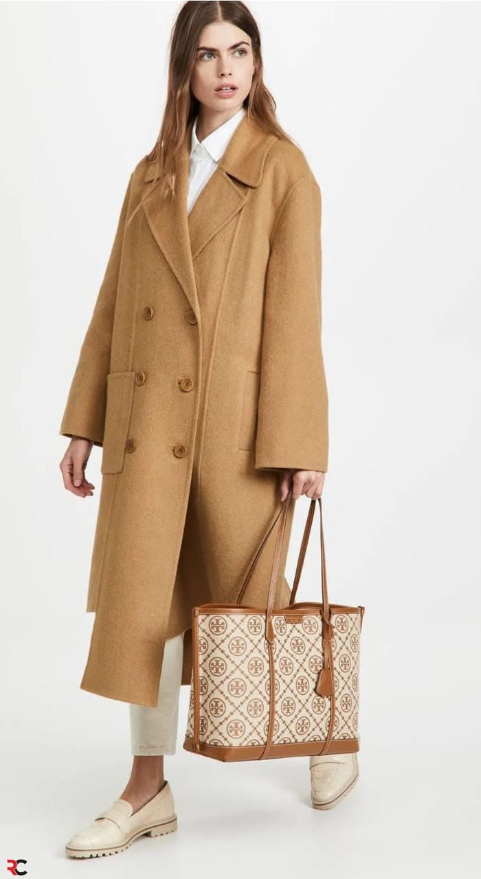 Tory Burch Perry Jacquard T Monogram Tote Bag
