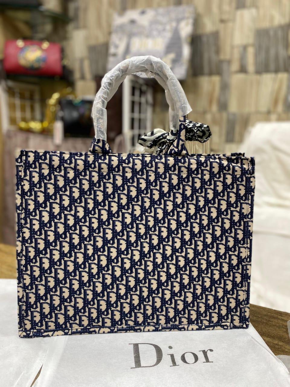 Christian Dior Book Tote Bag