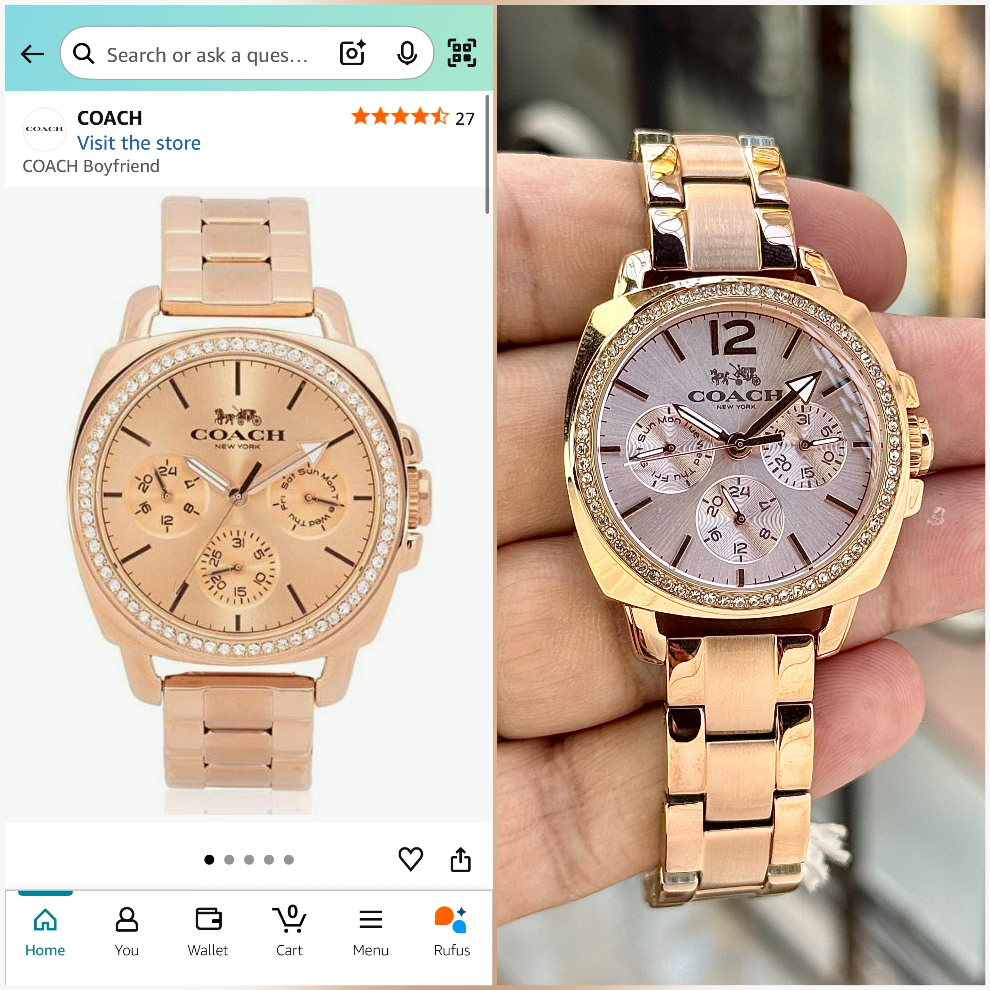 Coach Boyfriend Chronograph