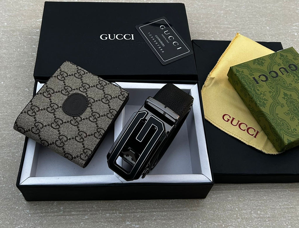 Gucci Wallet & Belt Combo