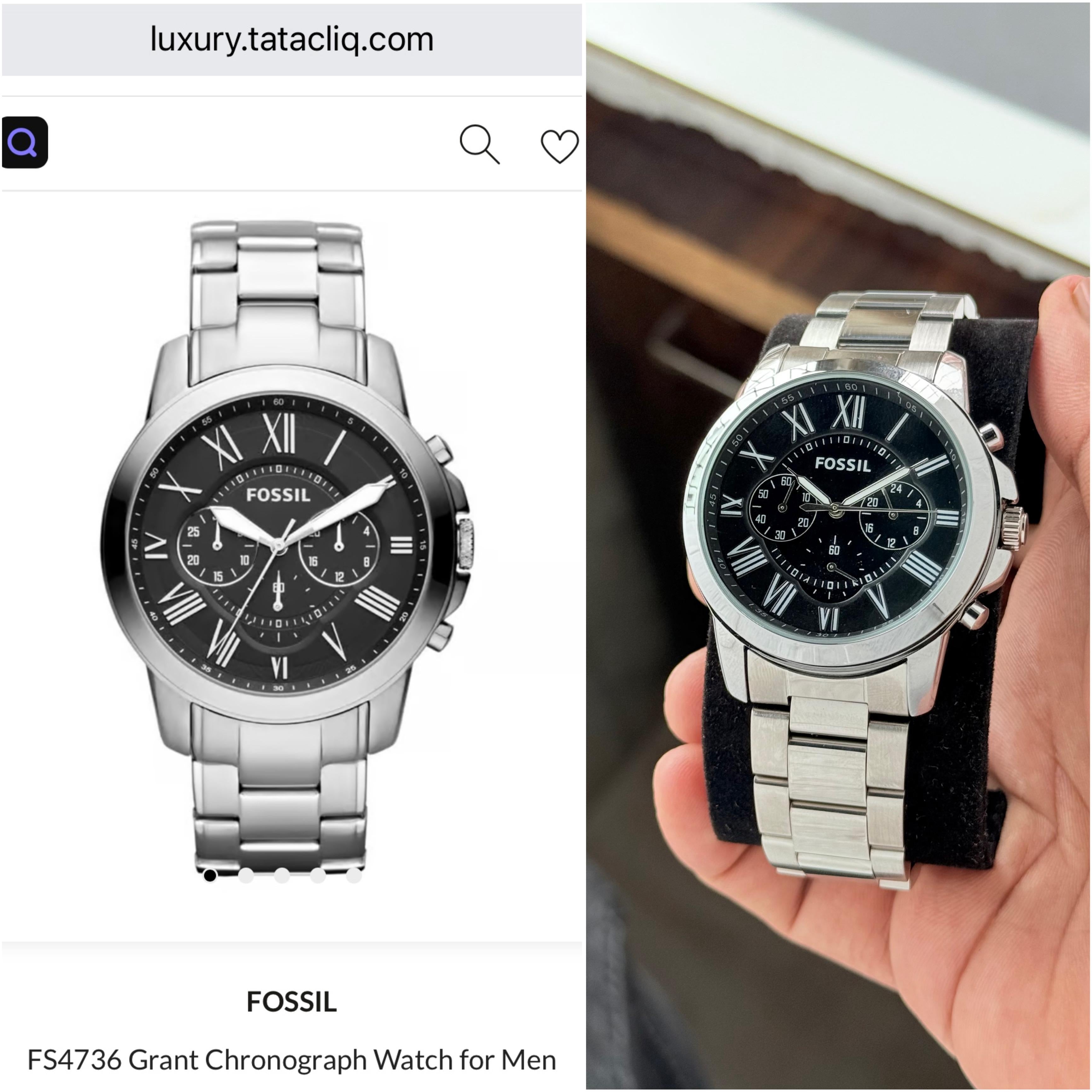 Fossil Grant Chronograph FS4736