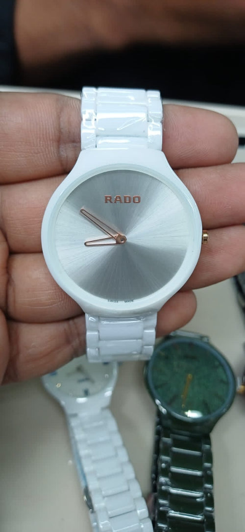 Rado true Round thinline White Ceramic