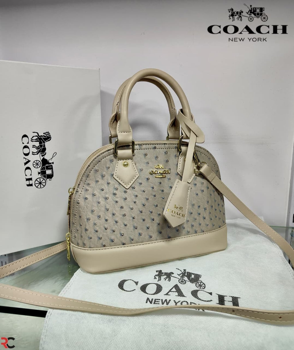Coach Textured Ostrich Style Alma Bag