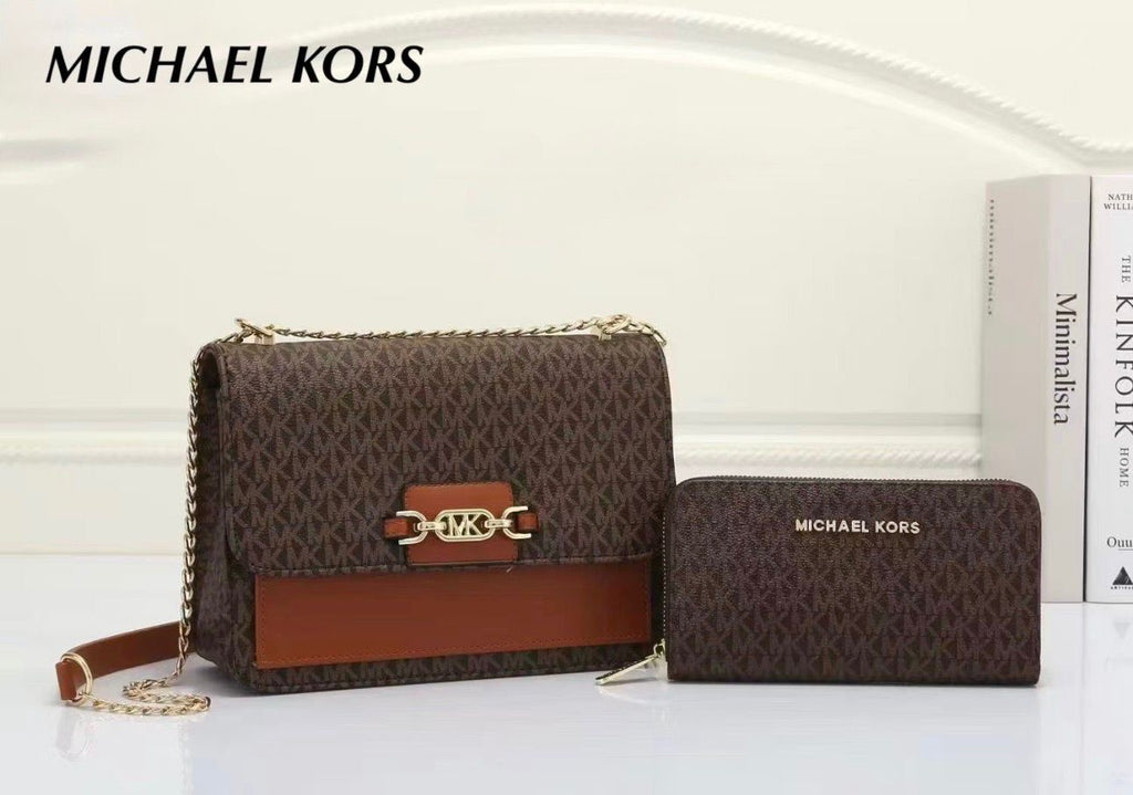 Michael Heather Large Logo Shoulder Bag