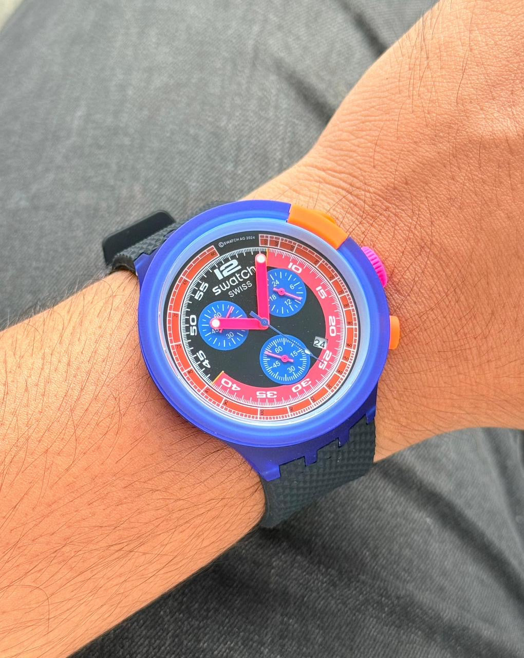 Swatch Neon Grand Prix Chronograph