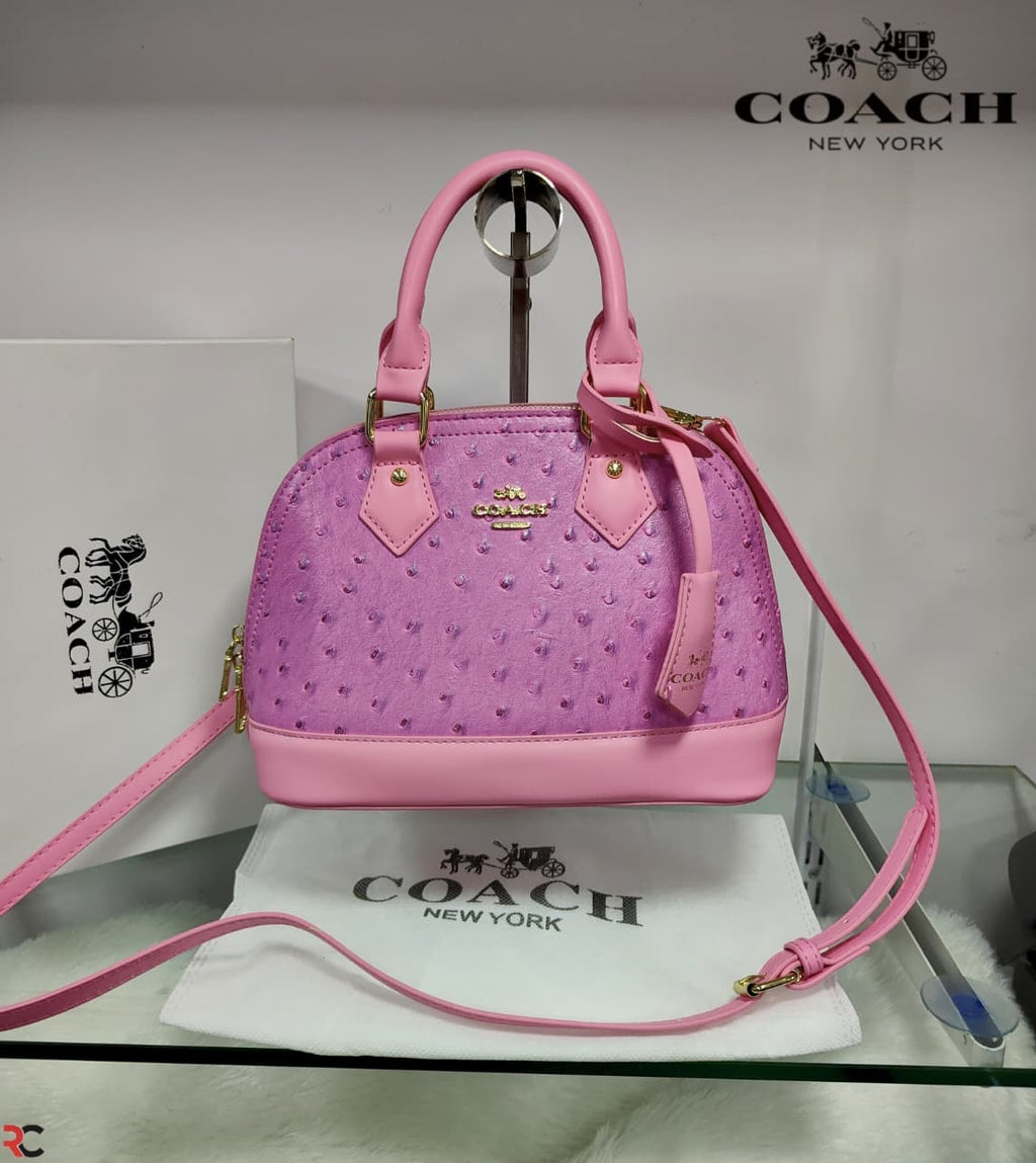 Coach Textured Ostrich Style Alma Bag