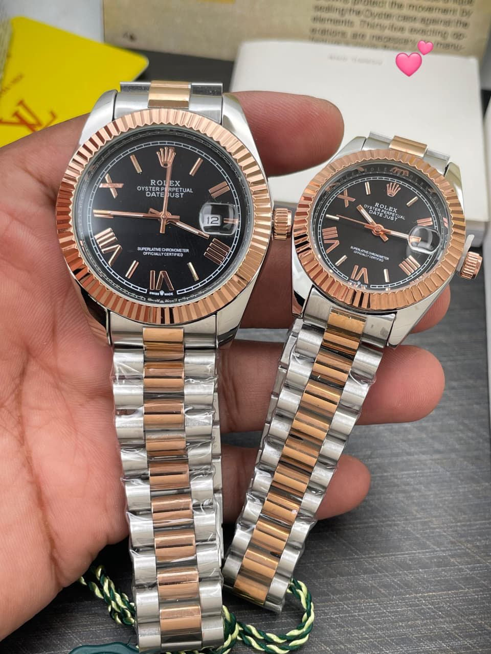 Rolex Datejust Couple Watch