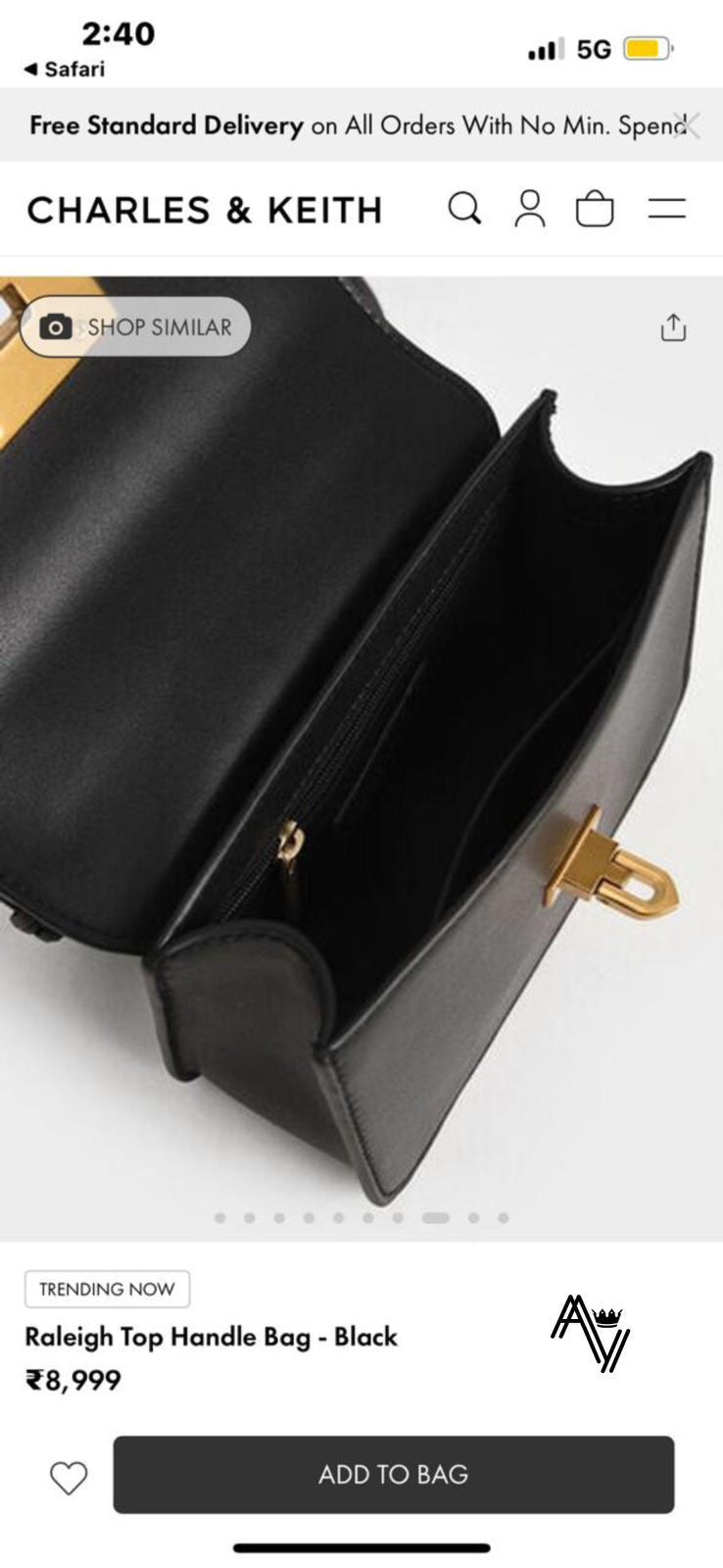 Charles Keith Handbag