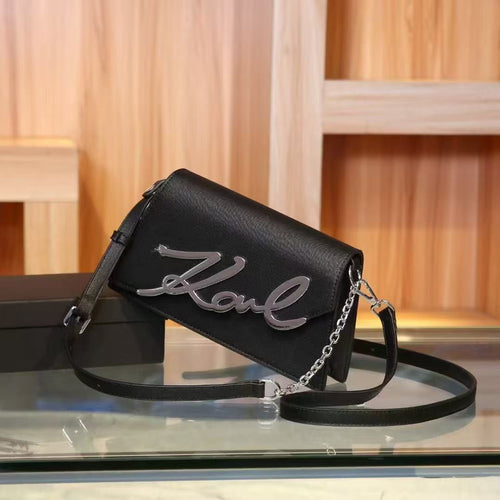 Karl Lagerfeld Signature Shoulder Bag