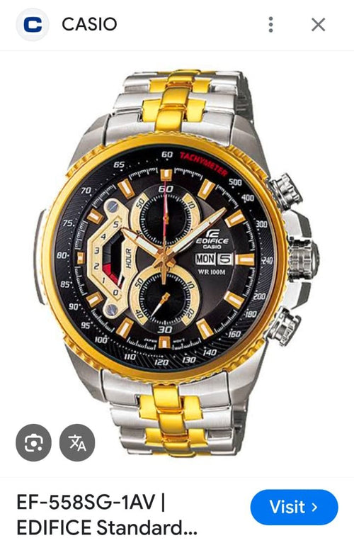Casio Edifice 558