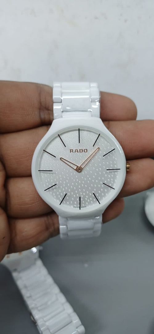 Rado true Round thinline White Ceramic