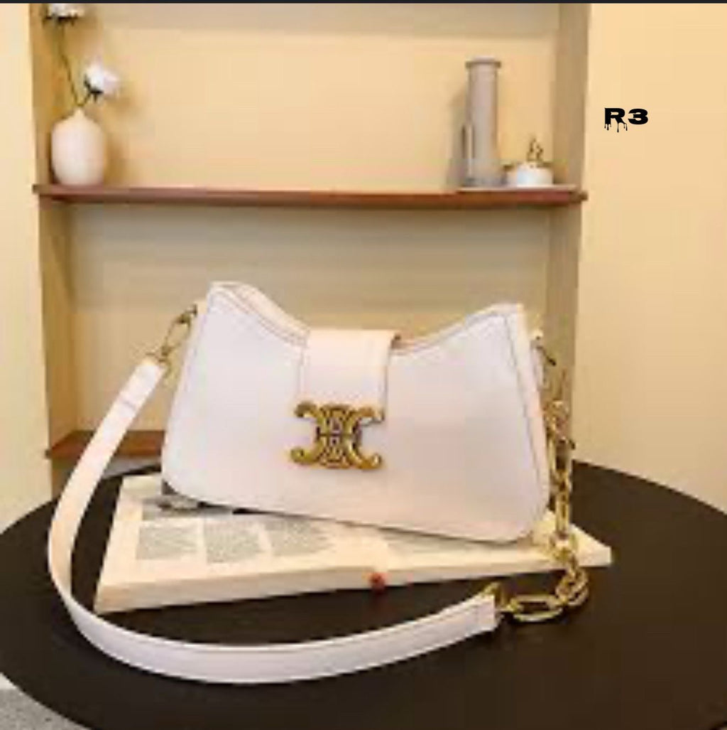 Celine Logo Lock Sling Bag