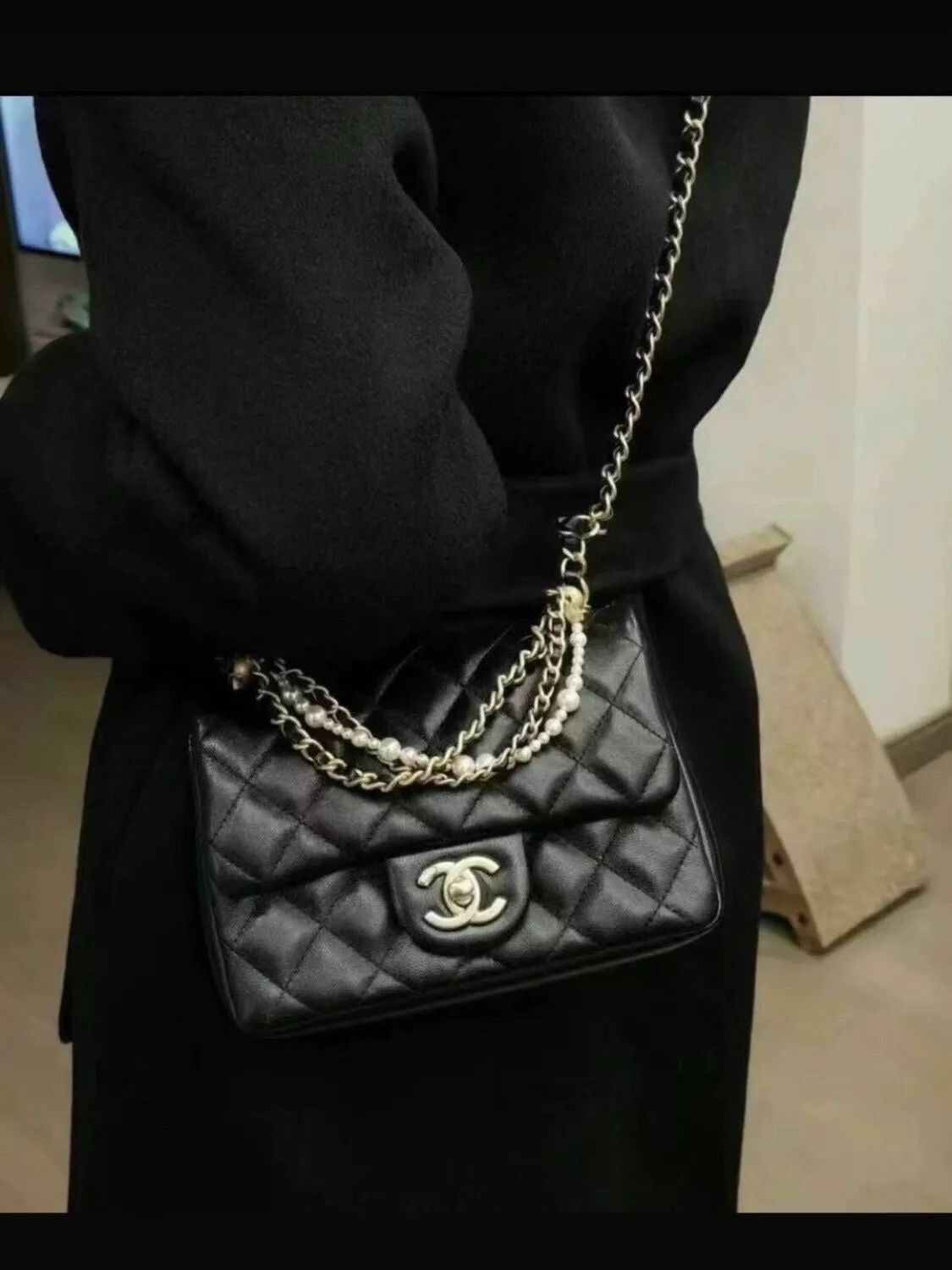 Chanel Pearl Mini Flap Bag