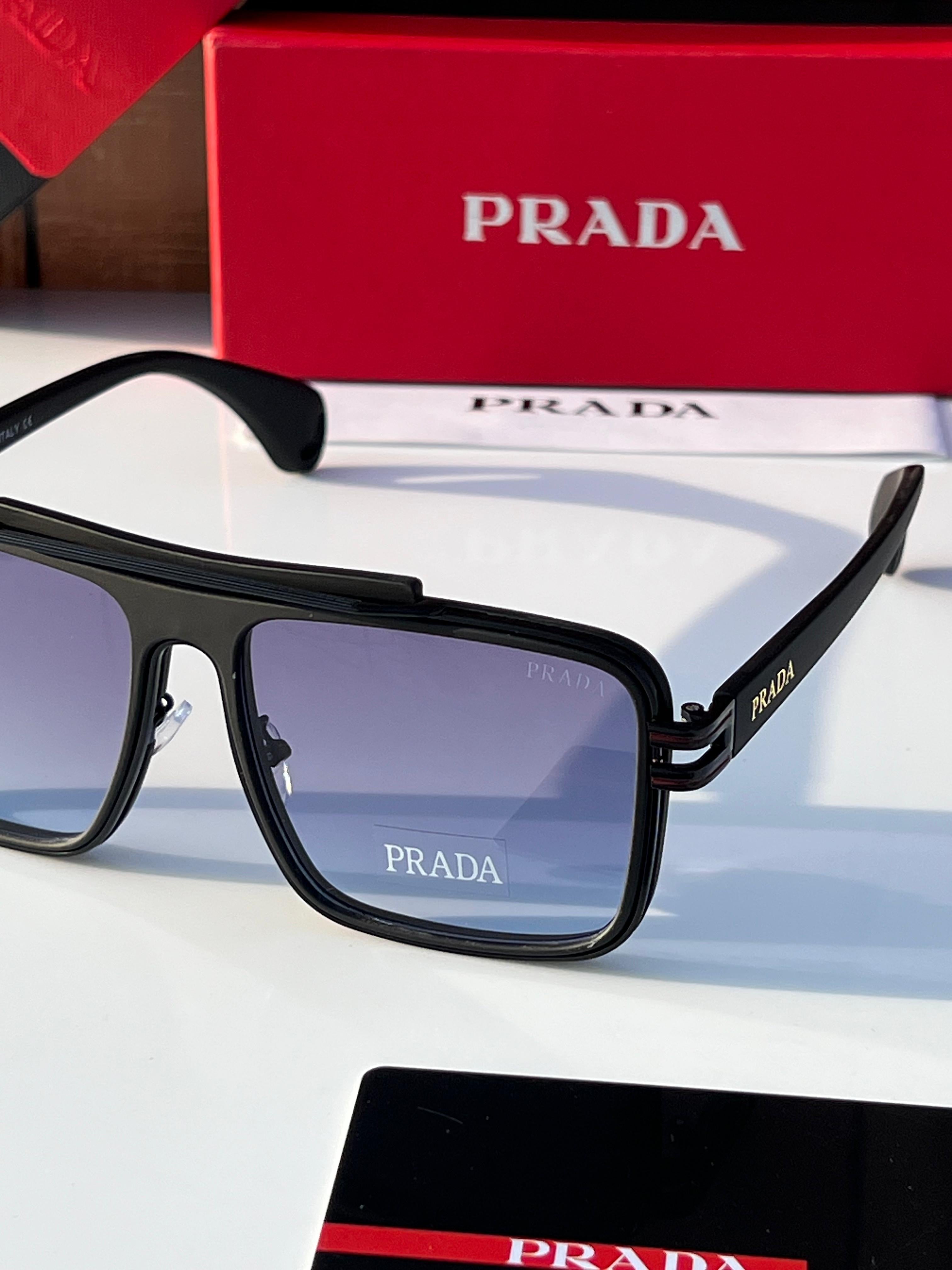 Prada Black Blue Sunglasses