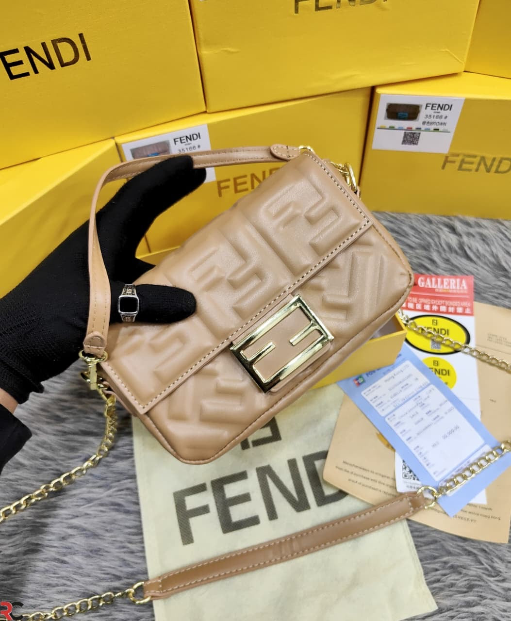 Fendi Baguette Mini Sling Bag