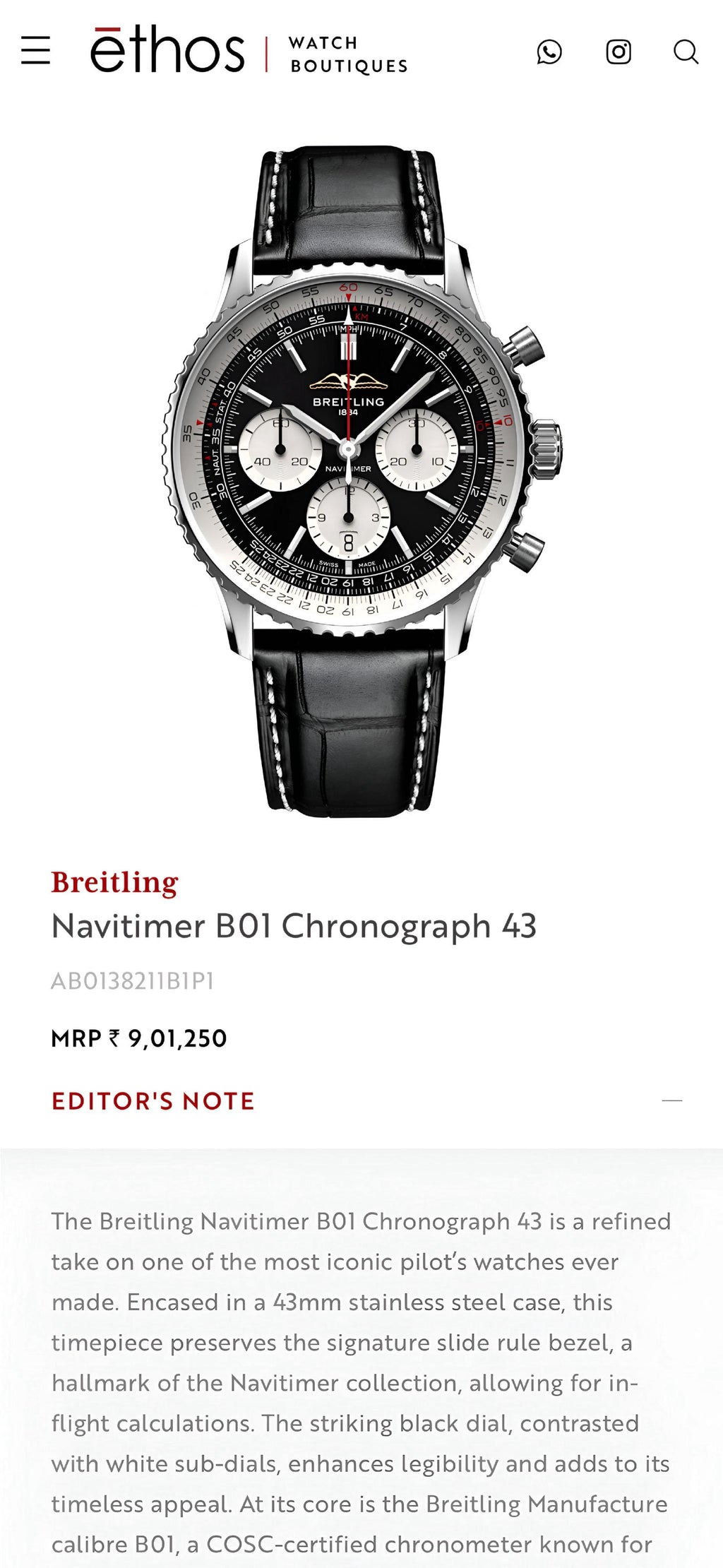 Breitling Navitimer