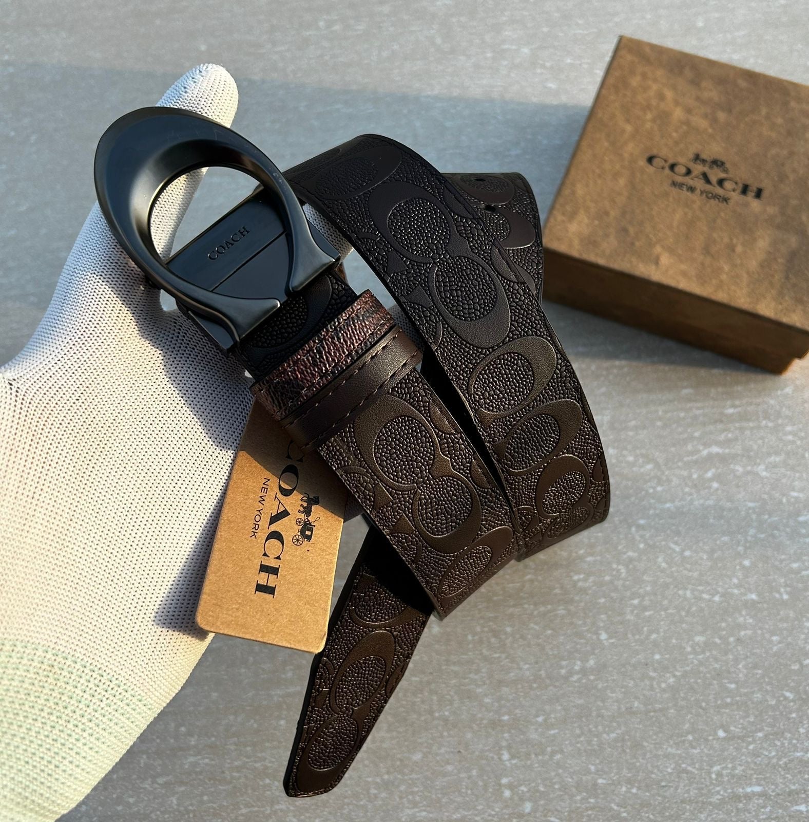 Coach Reversible Belt