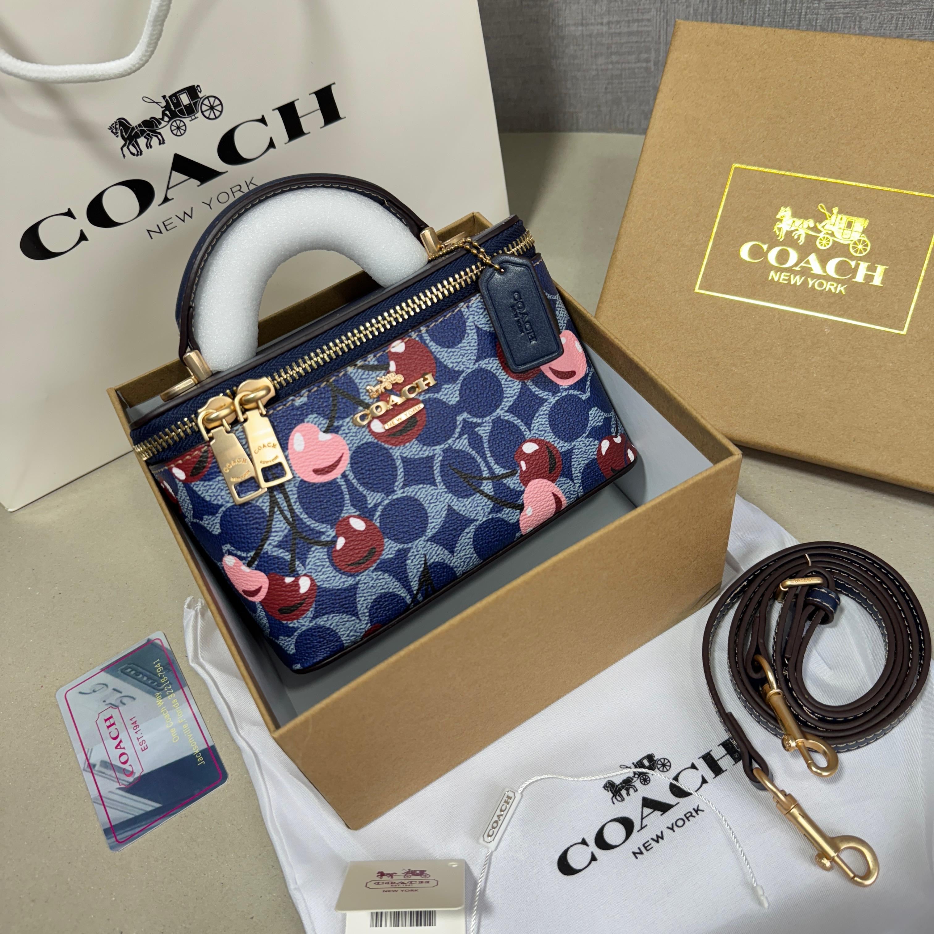 Coach Signature Vanity Case Bag