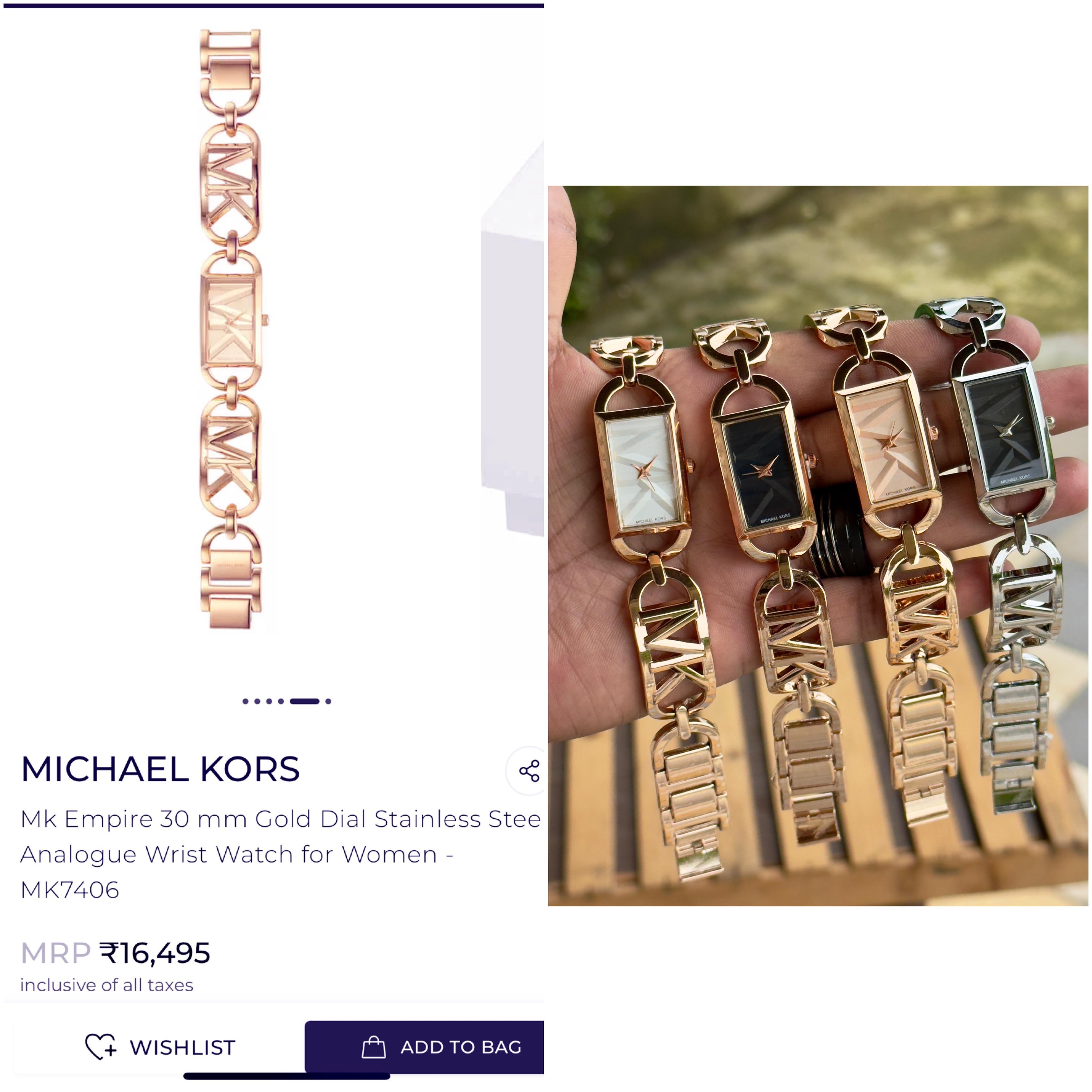 Michael Kors Rectangular Dial