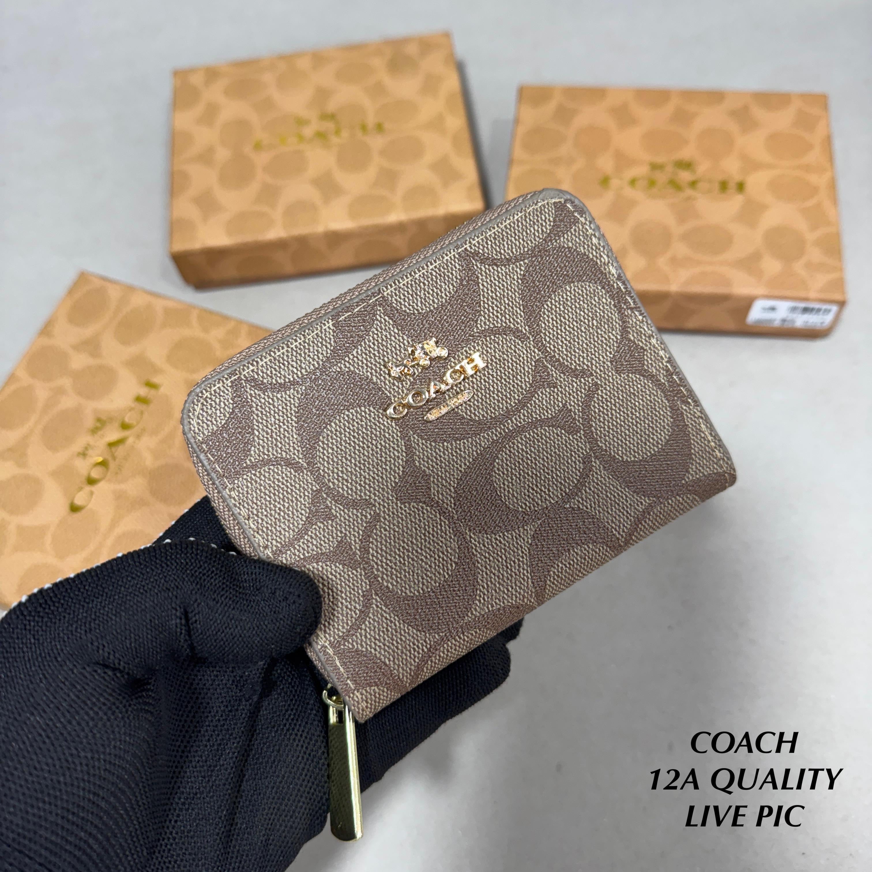 Coach Mini Zipper Wallet