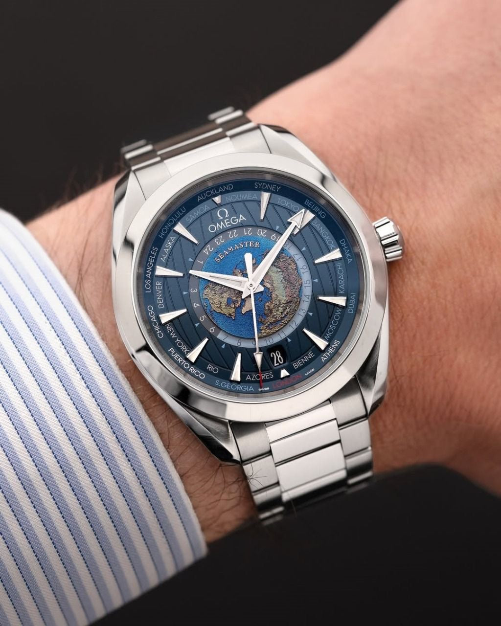 Omega Aquaterra Worldtimer