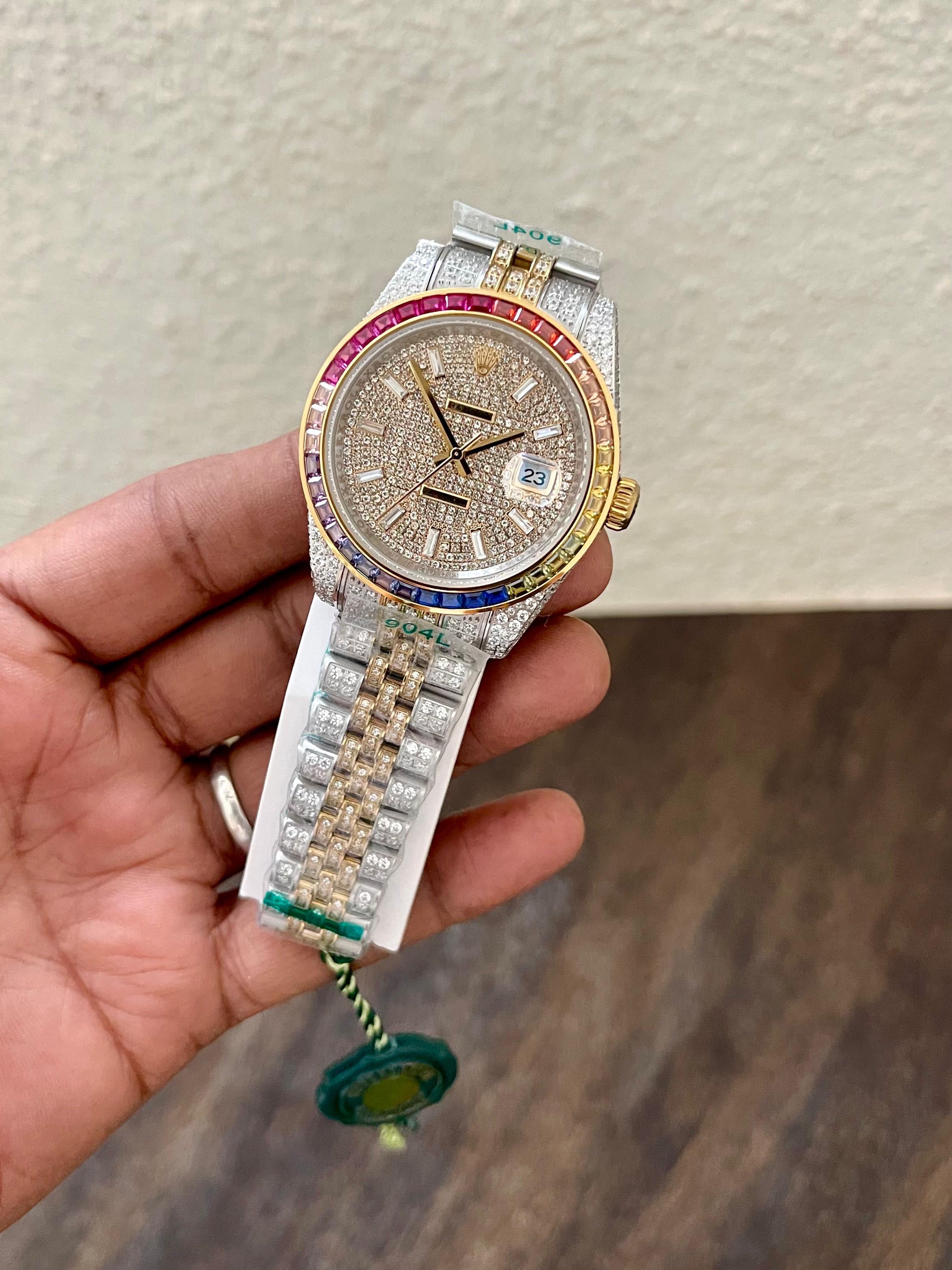 Rolex Datejust Rainbow Diamond Edition