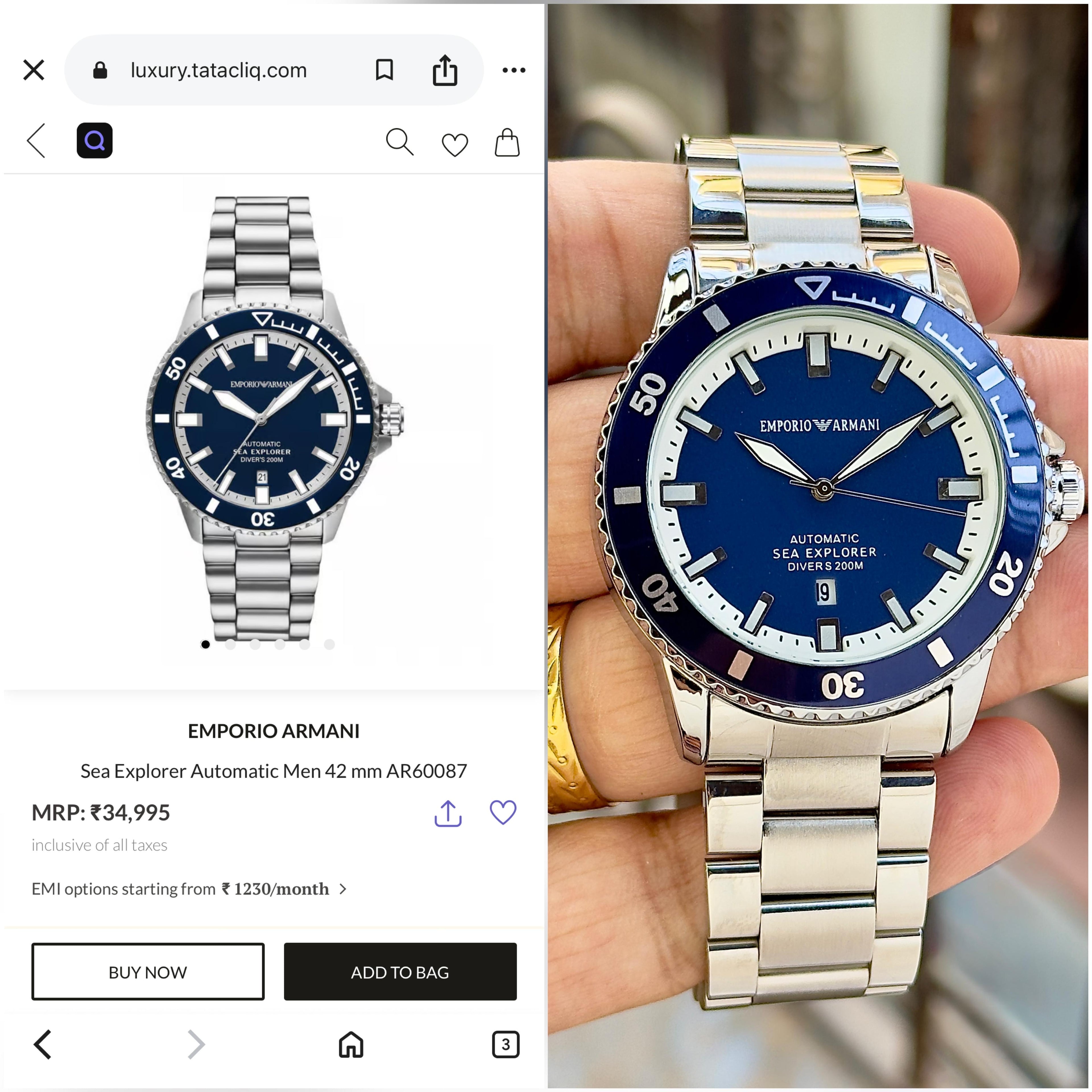 Emporio Armani Sea Explorer