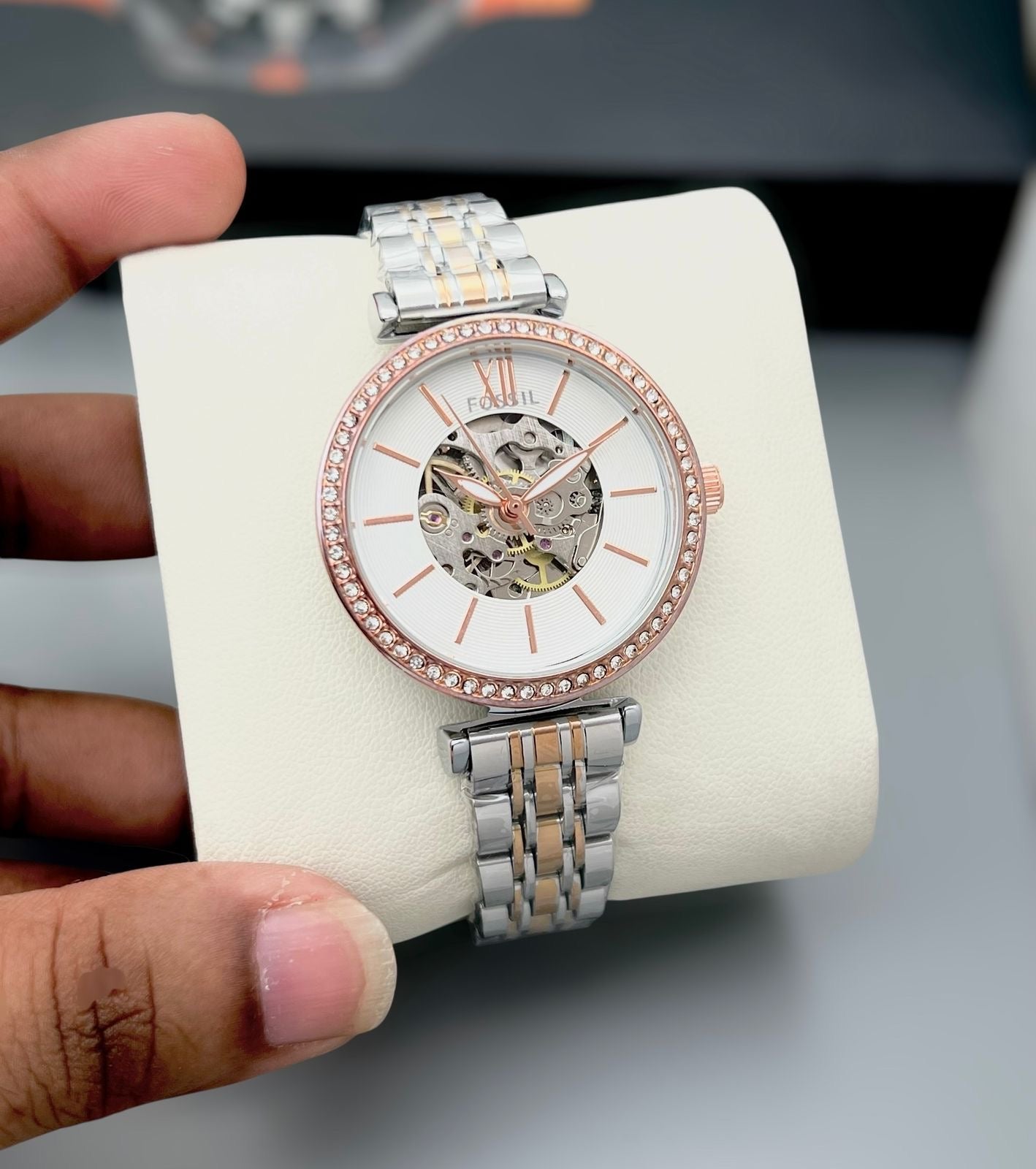 Fossil Diamond Bezel