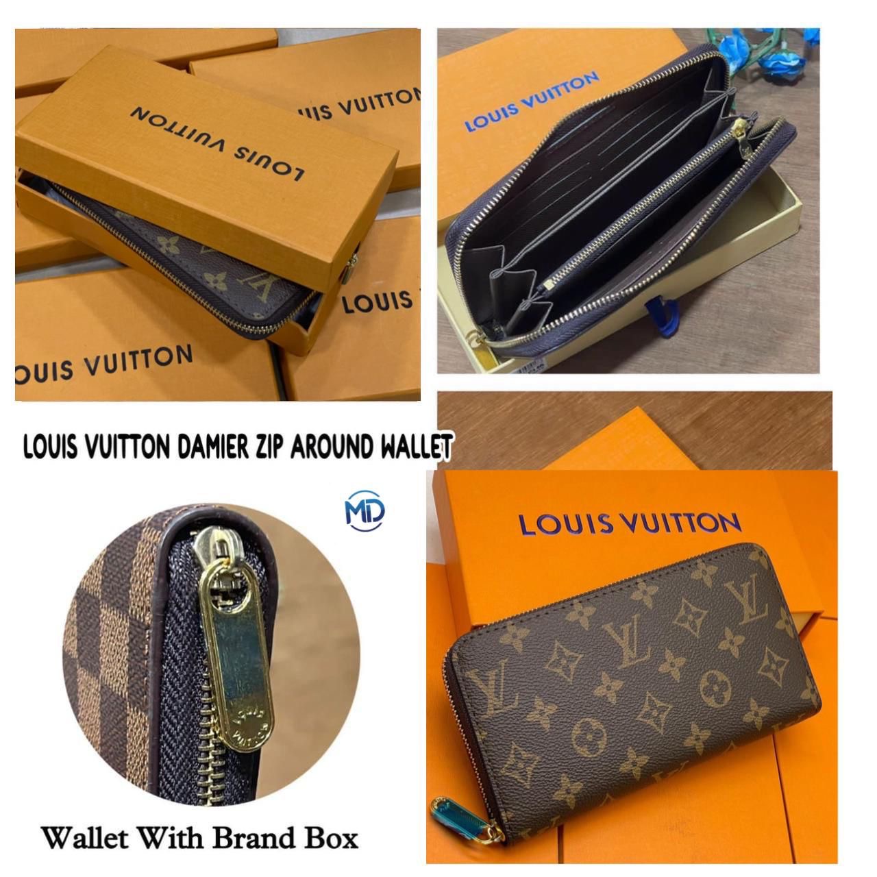 Louis Vuitton Single Zipper Wallet