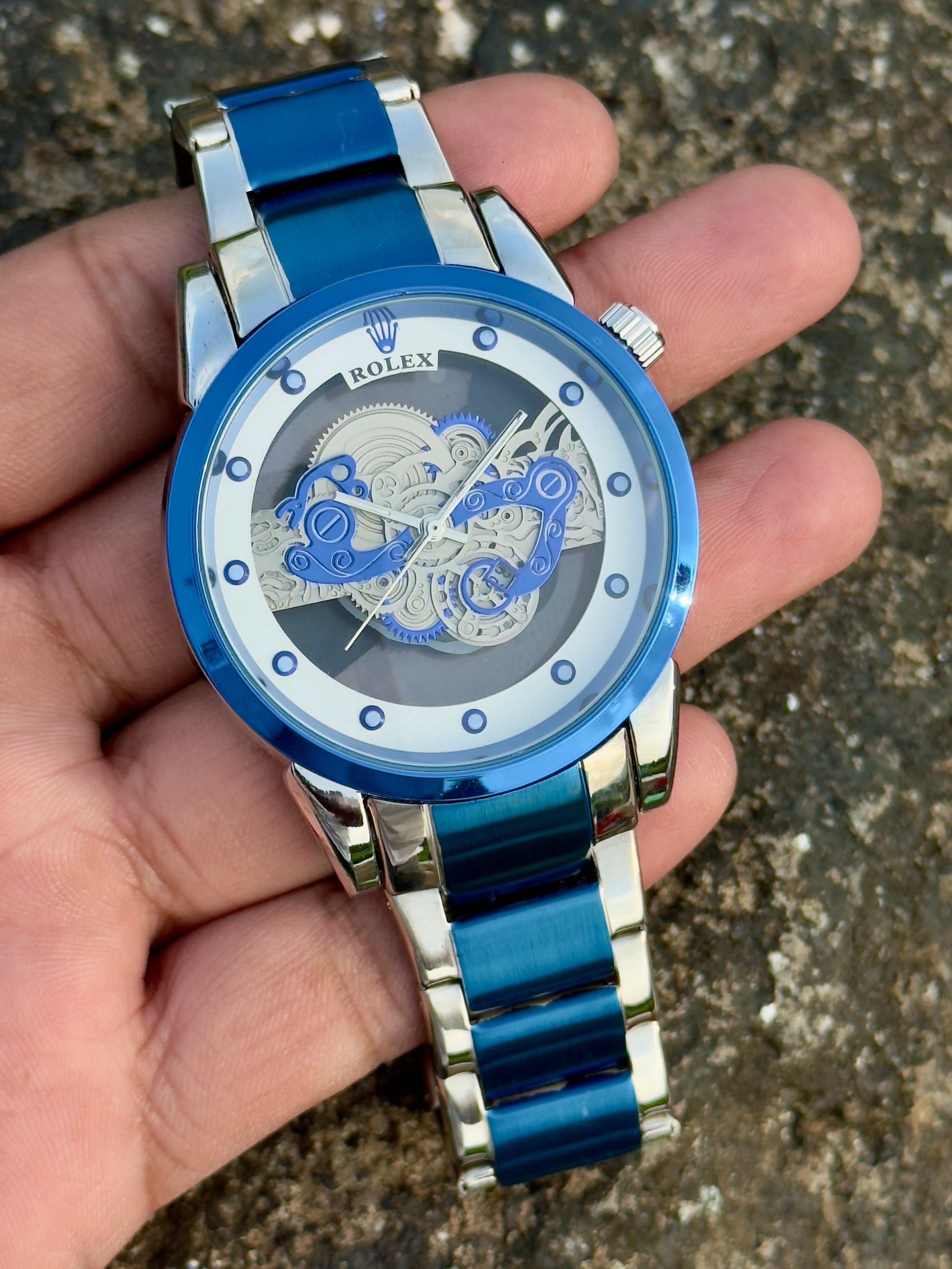 Rolex Silver Blue