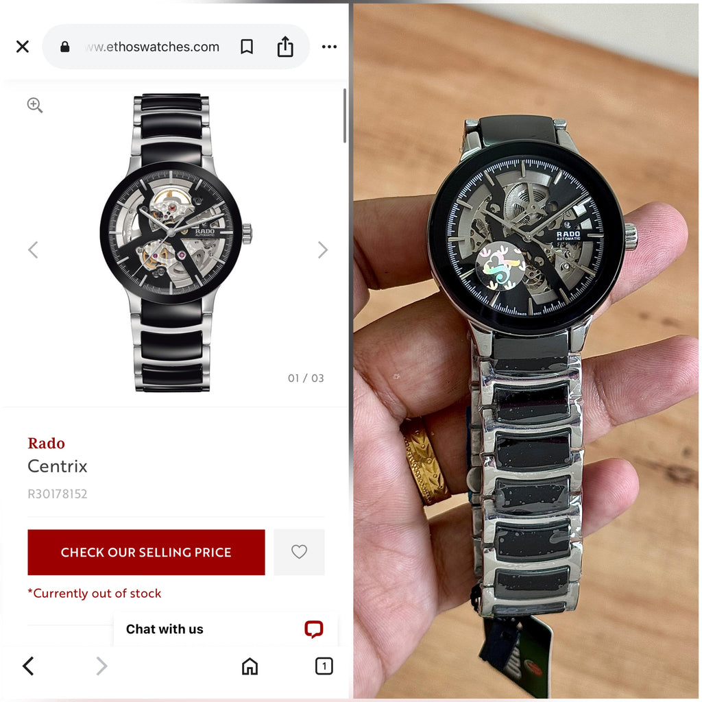 Rado Centrix Automatic Open Heart Collection