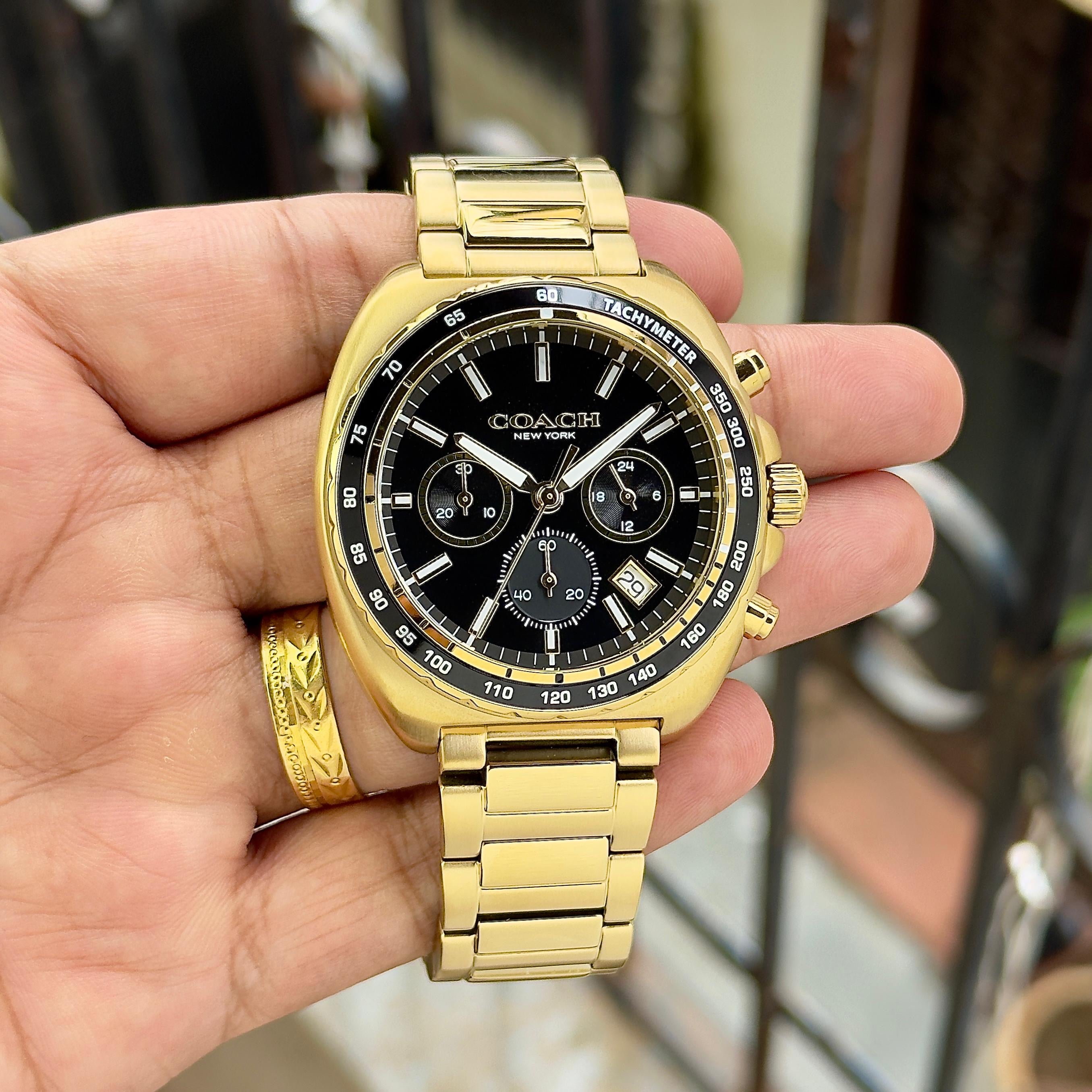 Coach Charter Analog Chronograph